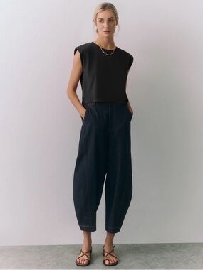 Cuyana Pima Boxy Tank black M